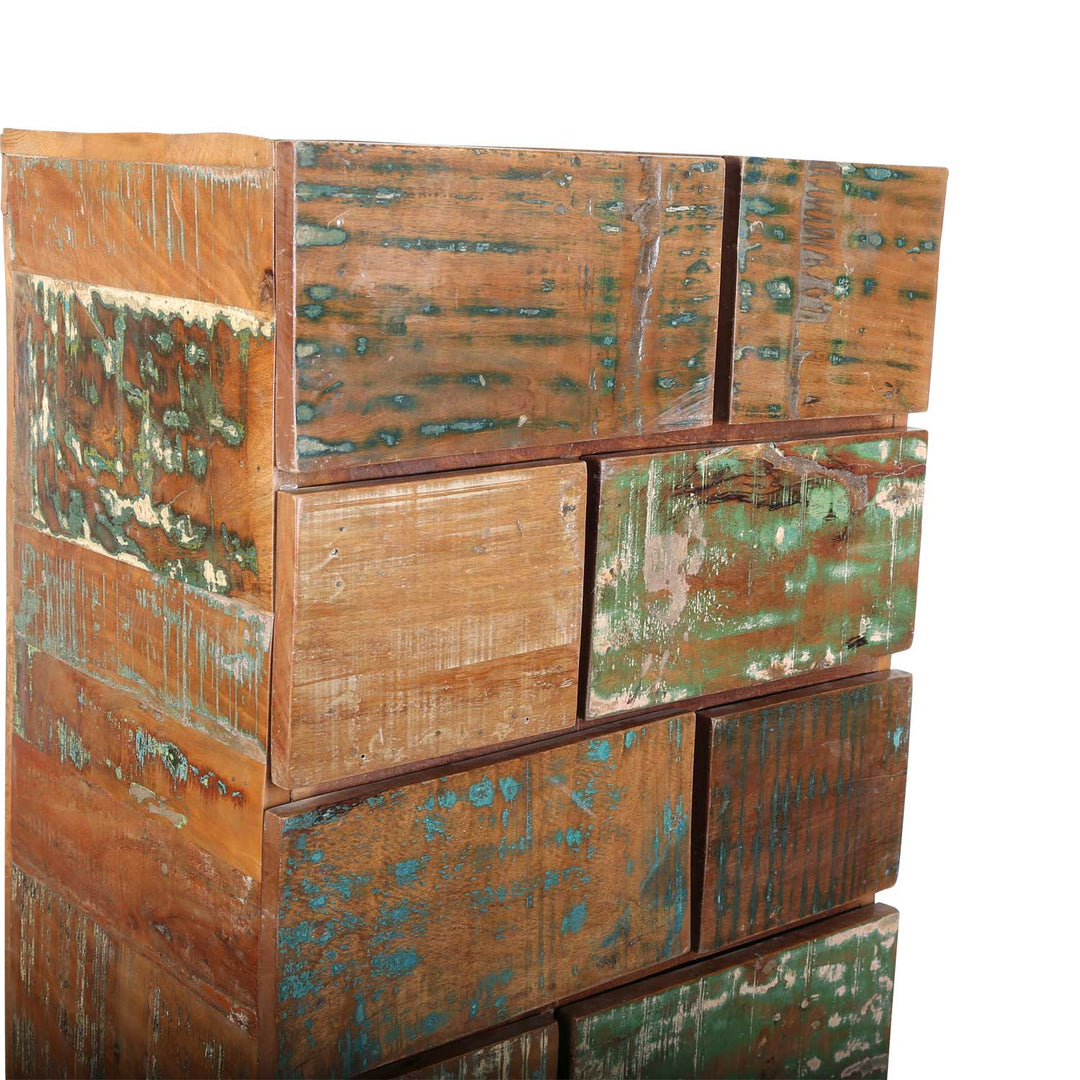 Reclaimed wood chest of drawers Noura