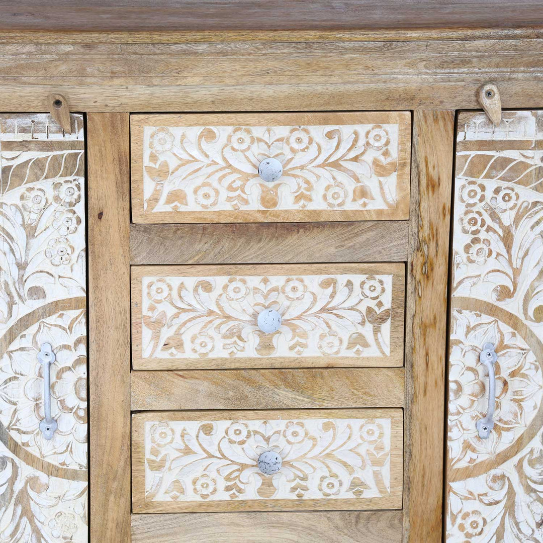 Moroccan wooden chest of drawers Harnur