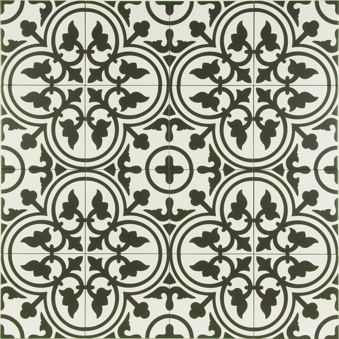 Oriental tiles Flavie Blanc