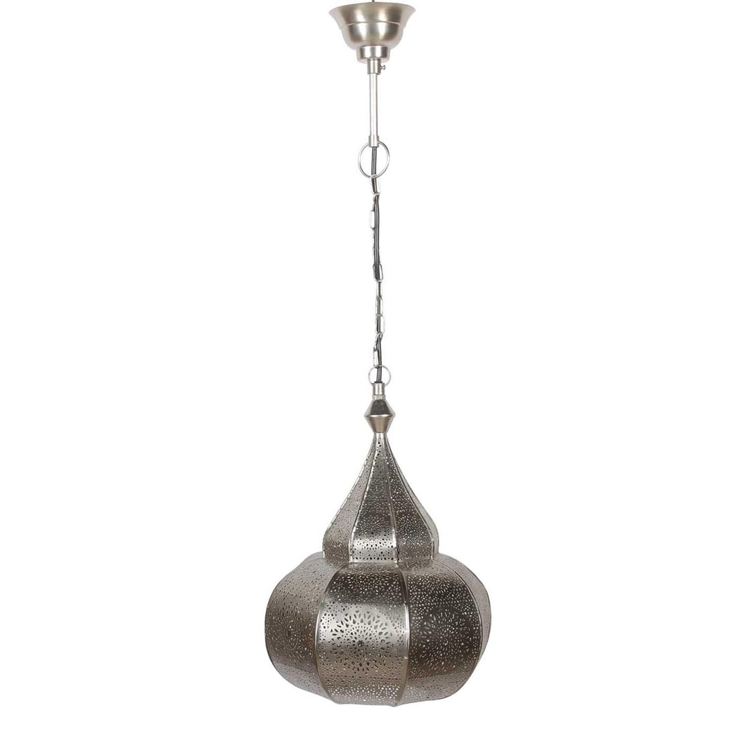 Oriental lamp Layoune silver
