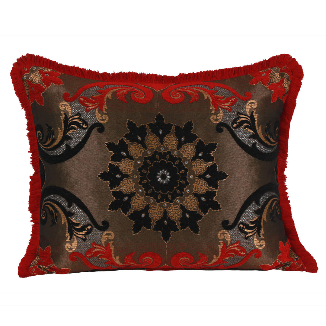 Arabic sofa cushion from Morocco Mina red