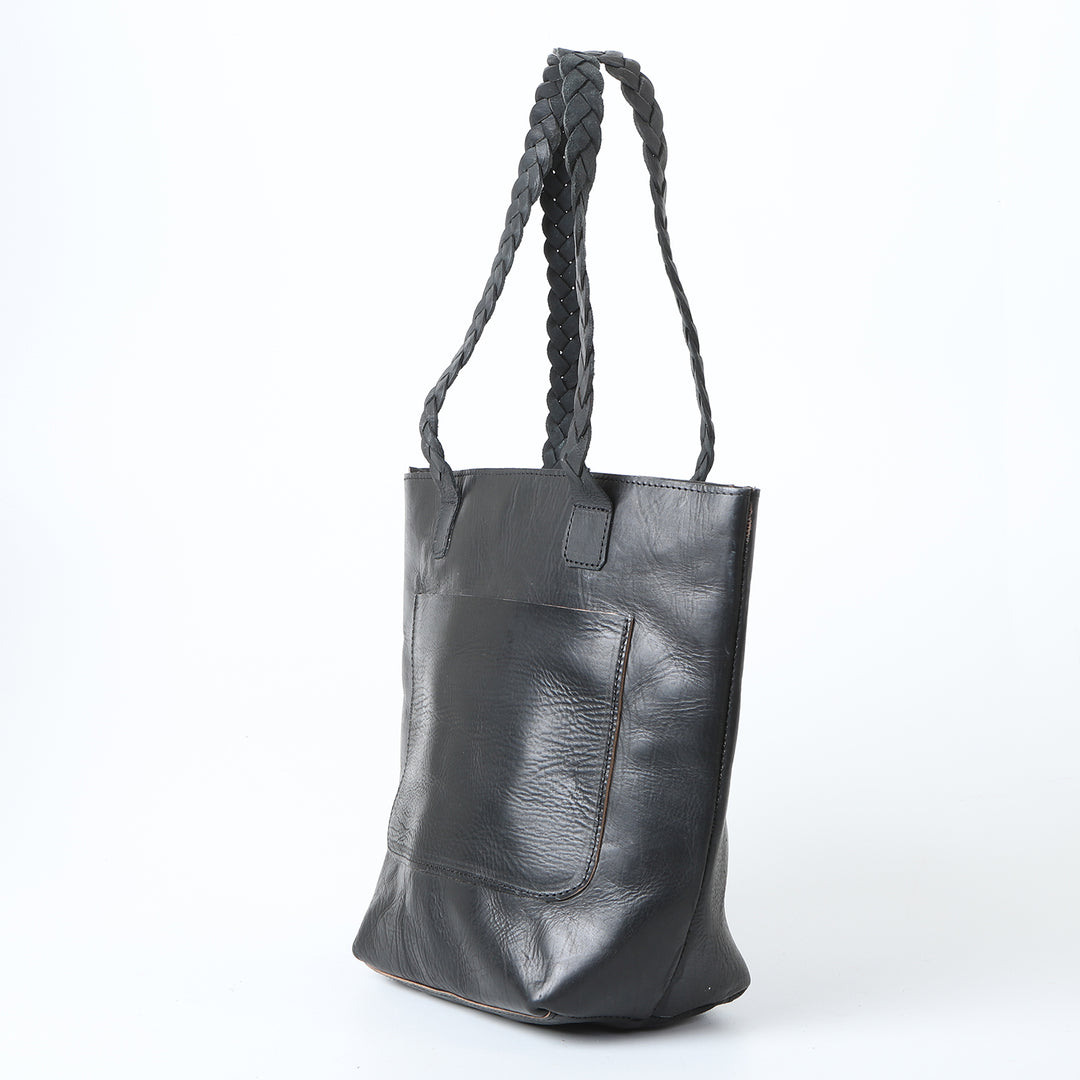Women's leather bag Delia black