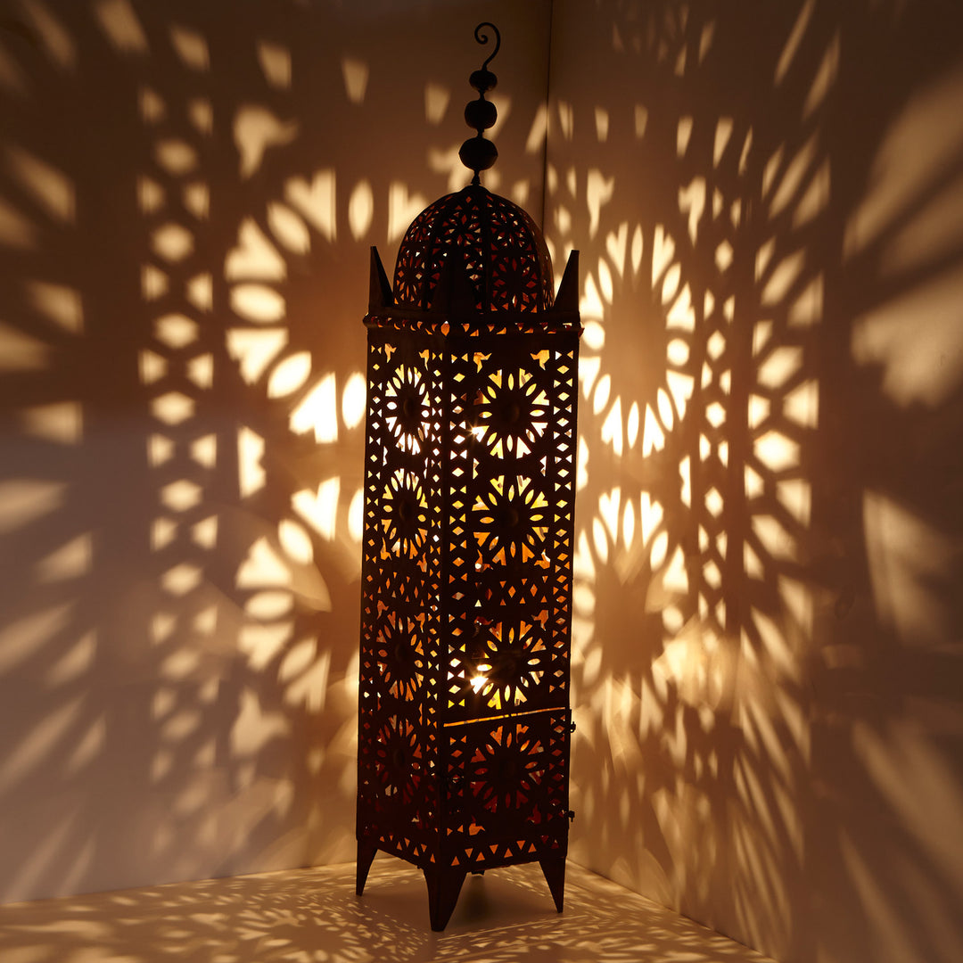 Moroccan iron lantern Hilal H144