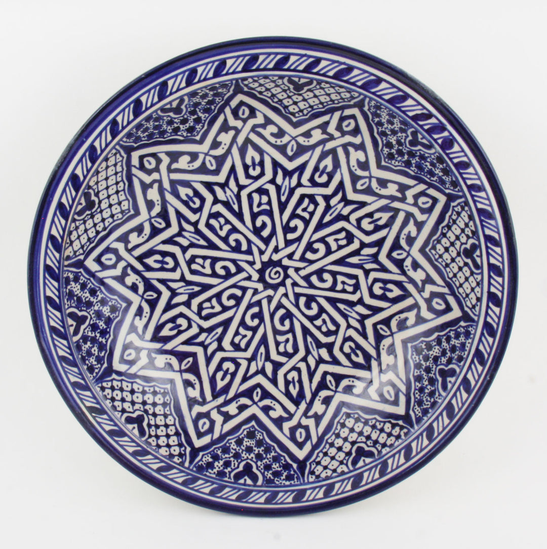 hand-painted ceramic bowl from Morocco F018