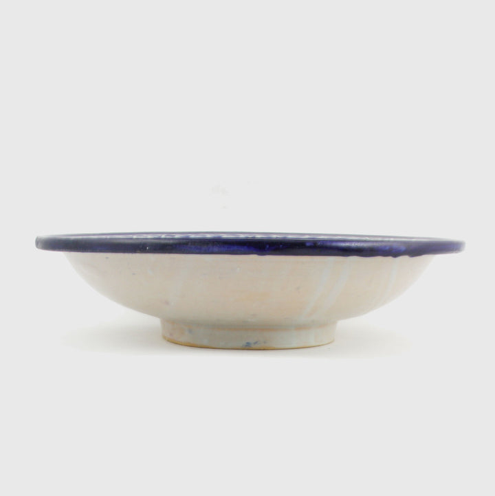 hand-painted ceramic bowl from Morocco F013