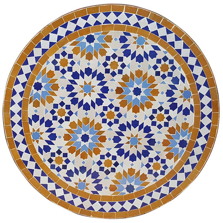 Mosaic table D60 Ankabut Brown