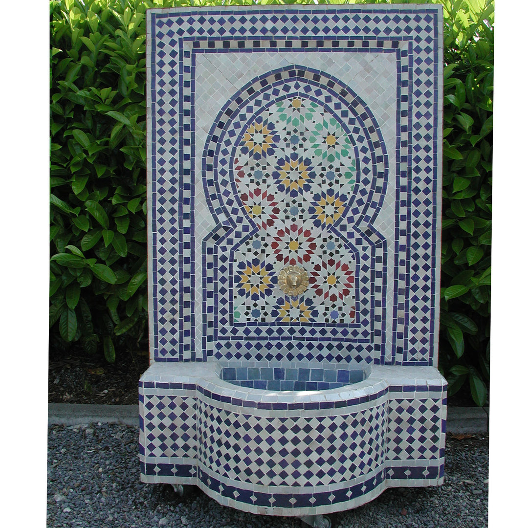 Mosaic fountain Ratila Blue