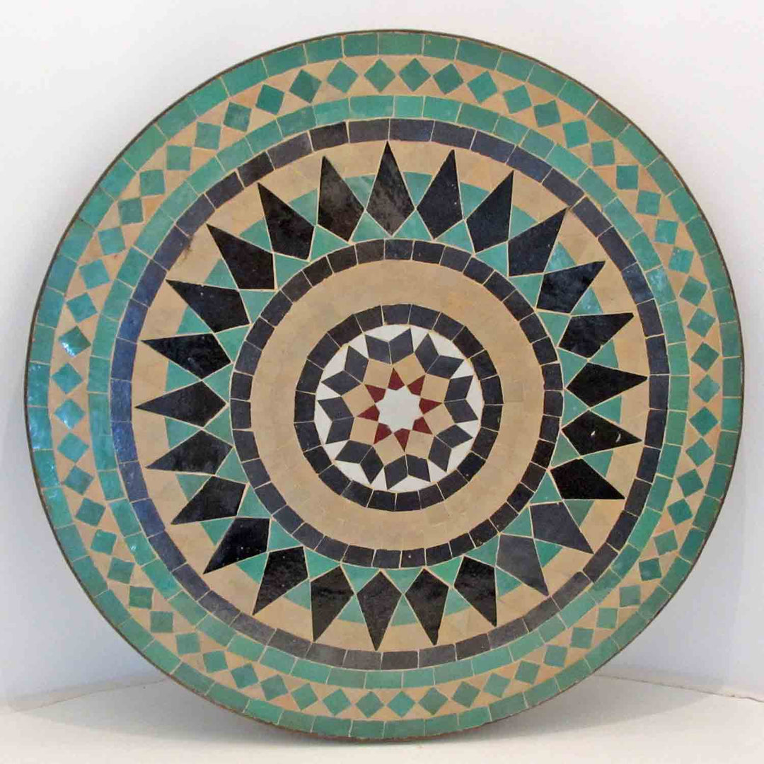 Mosaic table made of morocco star large