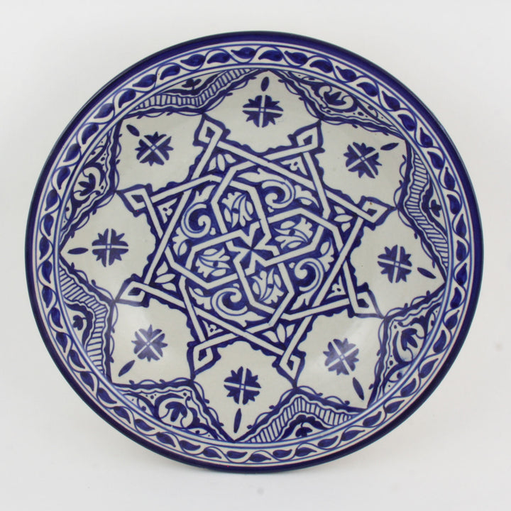 hand-painted ceramic bowl from Morocco F013