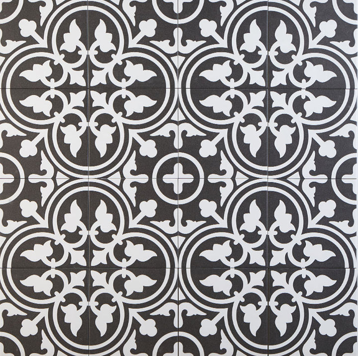 Moroccan tile Flavie Noir